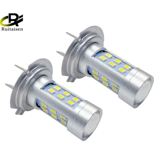H7 Led Bulbs Head Light Fog Lamp For Kawasaki Ninja ZX6R ZX6RR 250R 650R KLR650 Z750 Z750S Z1000 Yamaha YZF R1 R6 R6S YZF-R6