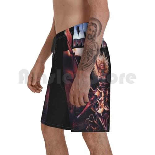 Heavy Metal Movie Beach Shorts Men Beach Pants Swimwear Heavy Metal Sci Fi Science Fiction Retro Vintage Animation