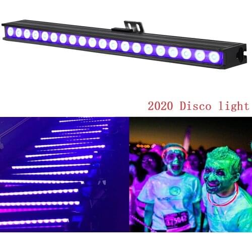 15W 20 LED Disco UV Violet Black Lights DJ Par UV Lamp For Party Xmas Bar Lamp Dj Laser Stage Wall Washer Spot Light Backlight