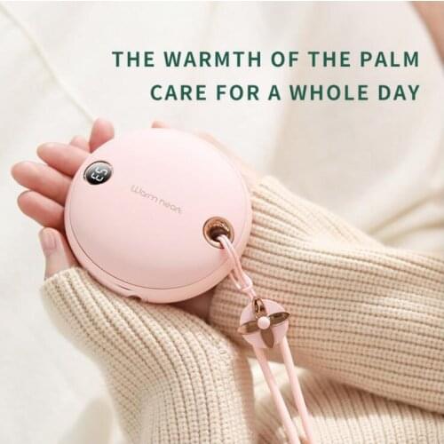 USB Rechargeable Hand Warmer Electric Hand Warmer Heater Travel Handy Long-Life Mini Pocket Warmer For Smart Home
