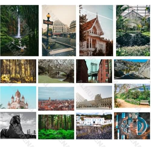 Diy Diamond Painting Egypt Landscape Nordic Style Full Diamond Handmade Dot Diamond Bedroom Living Room Stickers