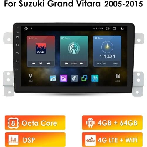 Car Radio Multimedia GPS for SUZUKI GRAND VITARA Escudo 2005 2006 2007 2008-2015 Car Android Player