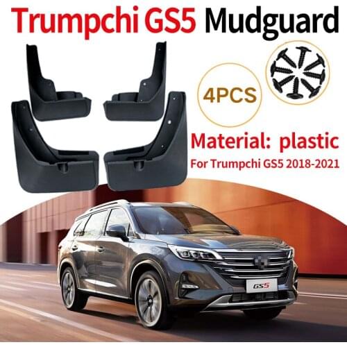 For GAC Trumpchi GS5 2018 2019 2020 2021 Set Molded Mud Flaps Mudflaps Splash Guards Front Rear Mud Flap Mudguards Accessories