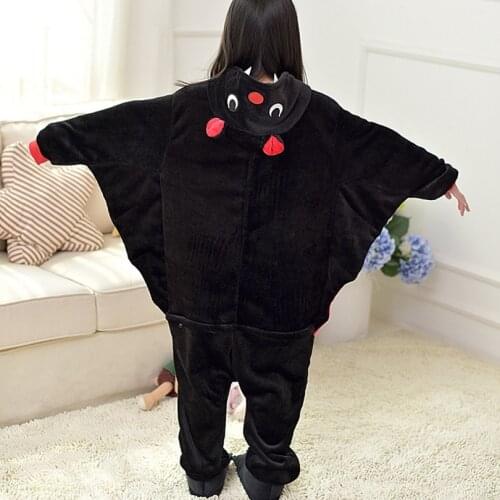 Anime Bat Cosplay Costume Kids Kigurumis Boy Girl Sleep Suit Halloween Festival Party Animal Onesies