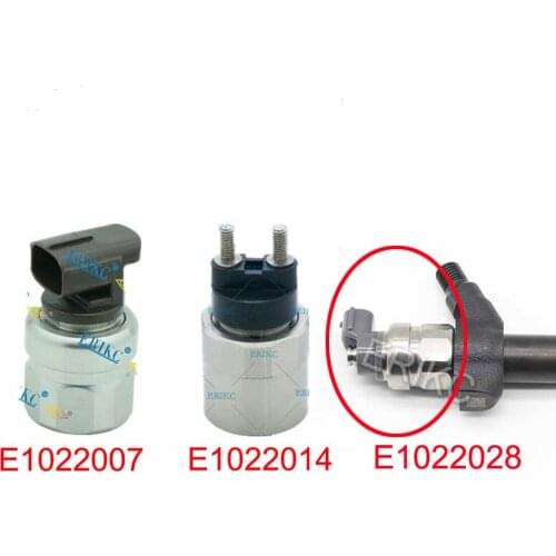 ERIKC E1022014 Common Rail Fuel Injector Electric Solenoid Valve E1022028 Fuel Measurement Unit E1022007 for Denso Injector