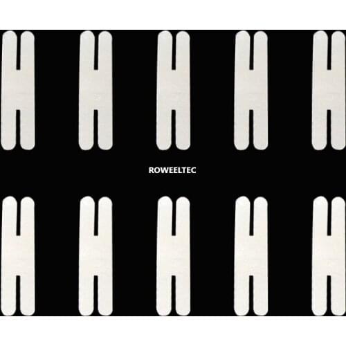 100pcs/lot 0.15x28x8mm H type Nickel Plated Steel Strap Strip Sheets for 2P 18650 battery spot welding machine