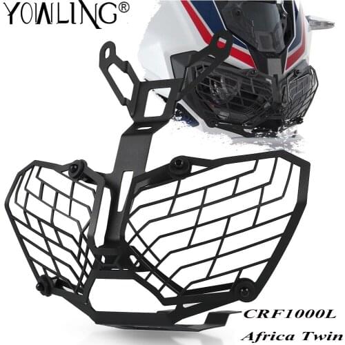 Motorcycle Headlight Protector Cover Grill Head light Guard Protection For HONDA CRF1000L AFRICA TWIN ADVENTURE SPORTS 2017-2021