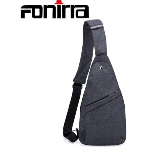 FONIRRA Fashion 2019 Men Shoulder Bag Male Chest Pack Light Convenient To Carry Men Money Phone Pouch Sling Men Messenger Bag 04