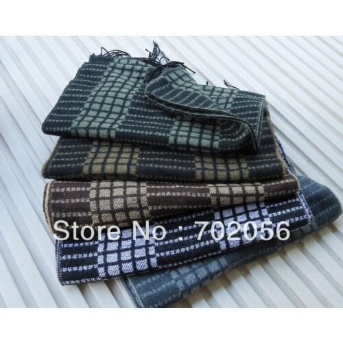 Mens plaid scarf checker SCARF scarves stole 180*32cm mixed color 18pcs/lot #3058