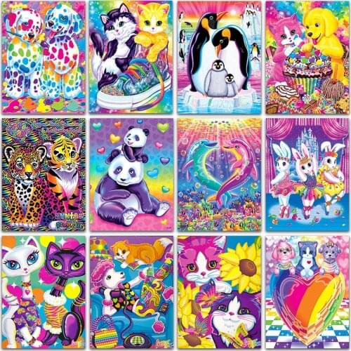 5D DIY Diamond Painting Kit Paint Animal Dolphin Cat Dog unicorn Home Decor art Full Square&Round embroidery mosaic Cross stitch