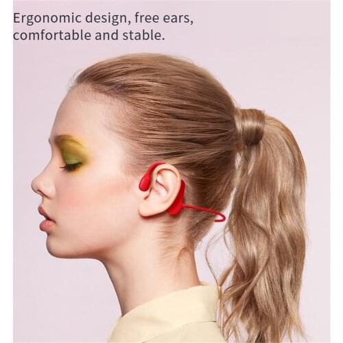 Bone Conduction Headphones Bluetooth Wireless Sports Earphone IPX5 Waterproof Headset Stereo Hands-free With Mic For Running
