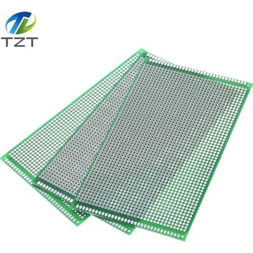 9*15 9X15 cm Single Side Prototype PCB Universal Board Copper Experimental Plate Circuirt Hole Bread Board green