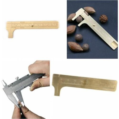 Vernier Caliper 80mm/100mm/150mm Metal Calipers Gauge Micrometer Measuring Tools Solid brass/Stainless steel
