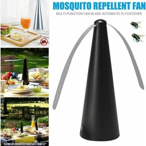 Silent Fan for Automatic Flycatcher Fly Repellent Mute Fly Repellent Fan Keep Flies and Bugs Away From Your Food
