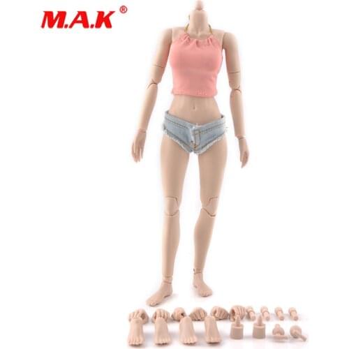 1:6 Female Body figure Large/Mid/Little Bust Pale Color With Super Fexible Joints 92004 for 12 inches Action Figures