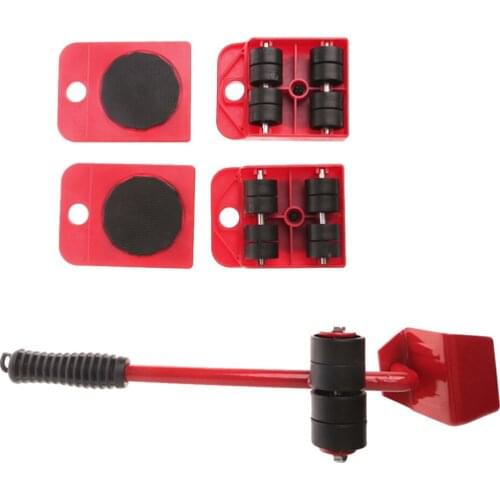 1 Set of 5PCS Heavy Things Moving Tool Heavy Furniture Shifter Household Heavy Furniture Moving Tool for Home Store Use (Random