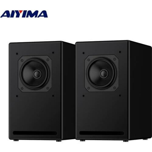 AIYIMA 2Pcs Audio Portable Full Range Speakers DIY Desktop Computer Sound Music Stereo Speaker For Home Theater Loundspeaker