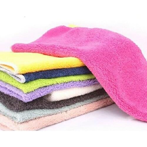 Non-stick Rag Cloth Kitchen Towel Microfiber Multi-purpose Plant Fiber Scouring Pad Cleaning Cloth