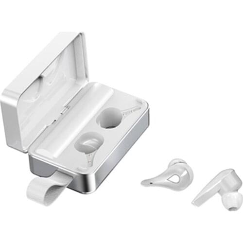 BT5.0 Earphones Auto Pairing CVC8.0 Noise Reduction Fingerprint Touch IPX7 Waterproof Digital Display Power Bank Phone Holder