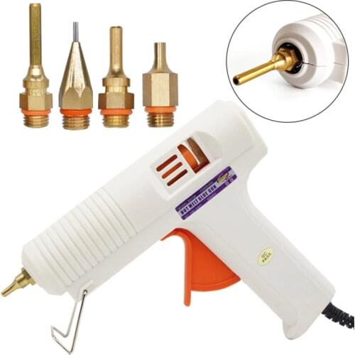 Hot Melt Glue Gun 60W 100W Constant Temperature Electric Hot Melt Gun 1mm Nozzle for 11mm Glue Sticks Repair Tool
