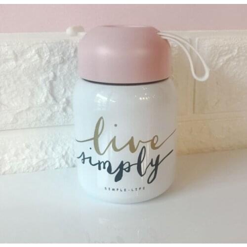 220ML Mini Thermos Coffee Vacuum Flask Stainless Steel Drink Water Bottle Termos Thermo Cup And Mug