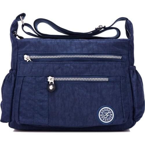 Women Messenger Bags Nylon Casual Shoulder bag Handbags Female Zipper Crossbody Bag for Woman Designer Beach Casual Tote Sac