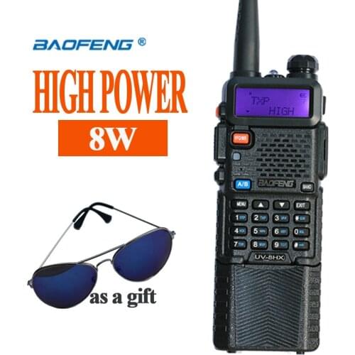 High Power Version Baofeng UV-8HX,Baofeng uv-5x UV-5r High 8w VHF UHF Ham Radio talkie Sister Baofeng BF-uvb2 uv-5re Plus bf-f8