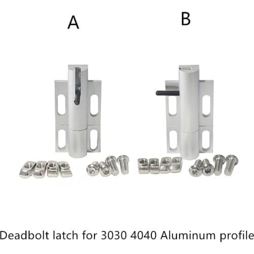 Deadbolt latch for 3030 Aluminum profile 4040 door frame lock