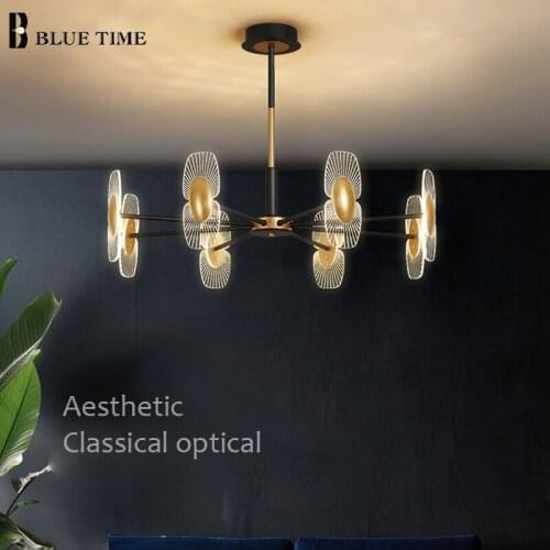 Home Indoor Lighting LED Chandelier For Living Room Dining Room Bedroom Kitchen Decor Hanging Lights Chandeliers AC 110V 220V