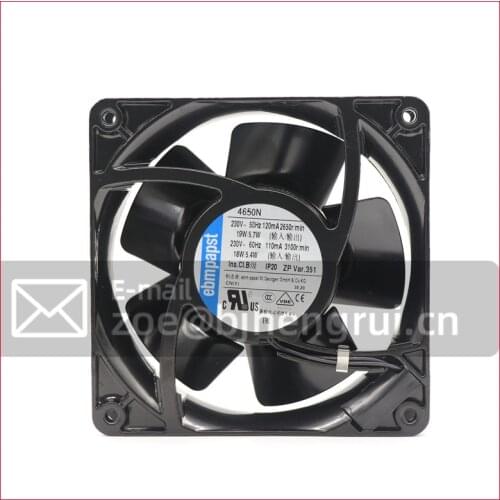 Ebm Papst 4650N 12038 230V 19W AC Axial Fan 12CM 120MM 120*120*38mm Stage Lighting Cooling Fan