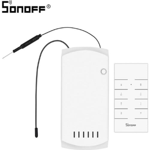 SONOFF IFAN03/RM433 Remote Control 433mhz Wifi Ceiling Fan Light Dimmer Speed Controller Smart Switch Support Google Home Alexa