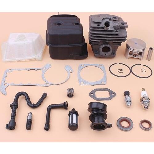 49mm Cylinder Piston Exhaust Muffler Kit For Stihl MS361 MS 361 Air Fuel Oil Filter Line Intake Manifold Gasket 1135 020 1202