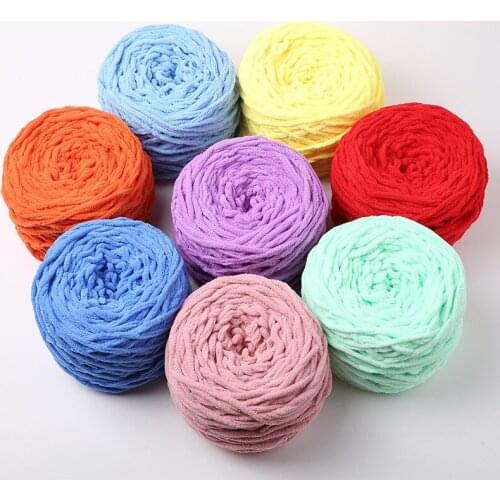 Ice Line Single-stock Thick Wool Rod Needle Wire Woven Scarf Line Slippers Neck Hat Thick Wool Chunky Crochet Threads Bulky Yarn