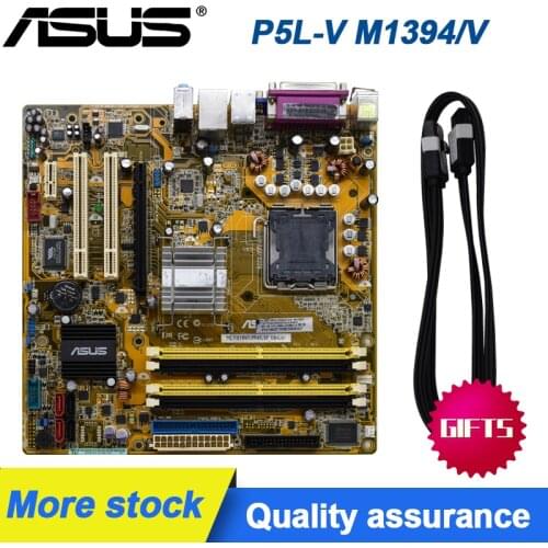 ASUS P5L-VM Desktop Mainboard 1394 LGA 775 Intel 945G Micro ATX Intel PC Motherboards Set