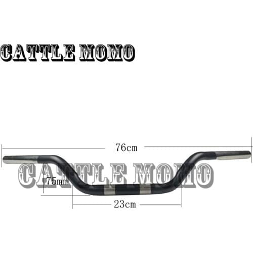 1" Motorcycle Grip Retro Style Drag Handlebars Handle Bar Curved for Harley 48 Iron Dyna XL 883 1200 Road King Night Rod Special