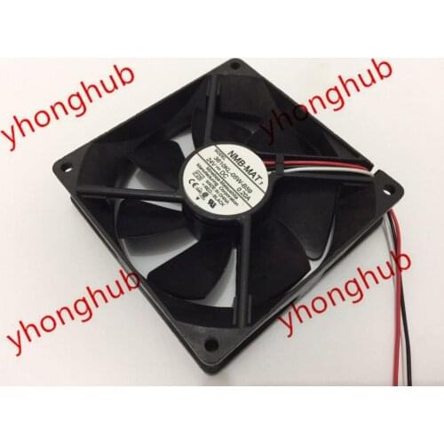 NMB-MAT 3610KL-05W-B59 F25 DC 24V 0.20A 92x92x25mm 3-wire Server Cooling Fan