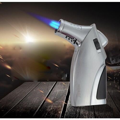 NEW Kitchen Outdoor Barbecue Lighter Welding Spray Gun Torch Turbo Windproof Metal Inflatable Lighter Cigar Smoking Accessories