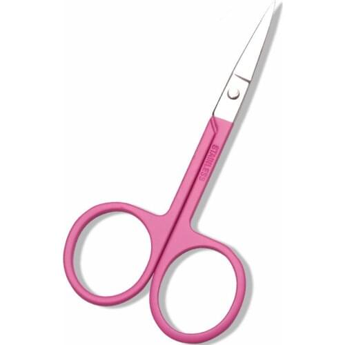 Stainless Steel Paint Process Eyebrow Trimmer Scissors Eye Brow Knife Hair Removal Beauty Makeup Tools Nose Hair Trimmer