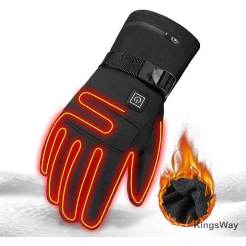 USB Electric Heated Gloves Hand Warmer For Hunting Fishing Skiing Motorcycle