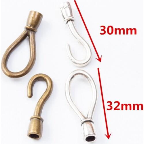 10 pieces of retro metal zinc alloy OT button connector pendant for DIY handmade jewelry necklace making 7072