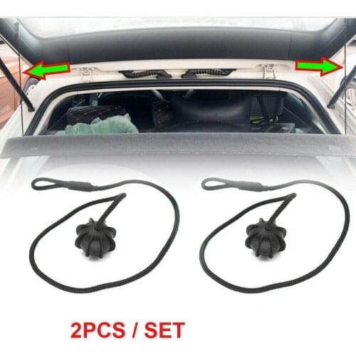 2pcs For Vw Golf Mk5 Mk6 Mk7 R Gti Boot Parcel Shelf String Cord Tonneau Cover Strap Tailgate Trunk Car Accessories 1k6863447a