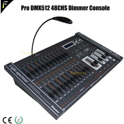 Stage Lighting Dimmer Controller DMX 512 Console For Dimming Control 48CHS With 96000 Program Steps