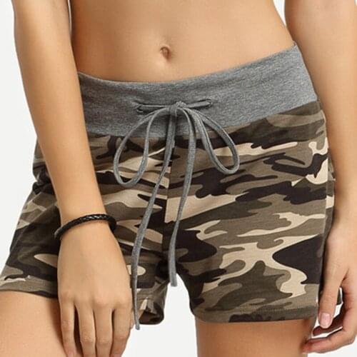 New Women Shorts High Quality Summer Fashion Camouflage Shorts Women Cotton Casual Camo Cargo Shorts Army Military Hot Shorts