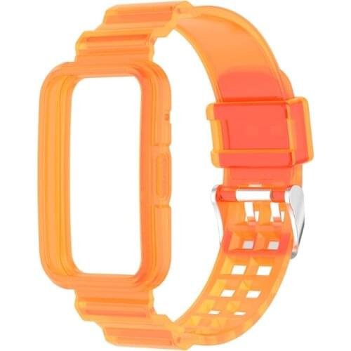 28EA Silicone Wristbands For HUAWEl Watch Fit Glossy Watch Adjustable TPU Silicone Replacement Watch Strap Bracelet Accessori
