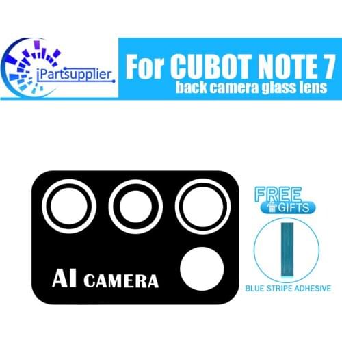Cubot NOTE 7 Back Camera Glass Lens 100% Original New Rear Camera Glass Lens Replacement For Cubot NOTE 7