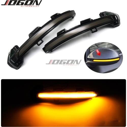 LED Dynamic Turn Signal Light Side Mirror Indicator Blinker Sequential Lamp For Volkswagen VW Passat B8 2015 2016 2017 Arteon
