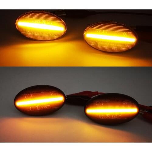 1Pair For Mercedes Benz Smart W450 W452 A-Class W168 Vito W639 W447 W415 LED Car Side Marker Lights Repeater Signal Lights