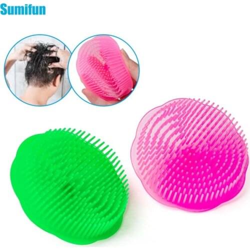 1PCS Washing Hair Massager Combs Shampoo Brush Tangle Head Scalp Massage Comb Body Shower Round Brush Hair Styling Tool C1819