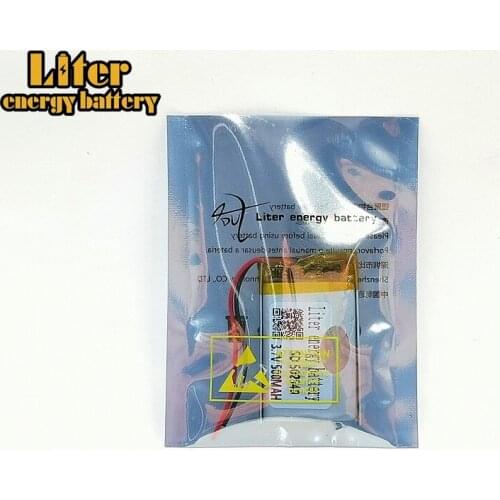 3.7V 500mAh 502540 Lithium Polymer LiPo Rechargeable Battery ion cells For Mp3 Mp4 Mp5 GPS DIY PAD DVD E-book bluetooth headset