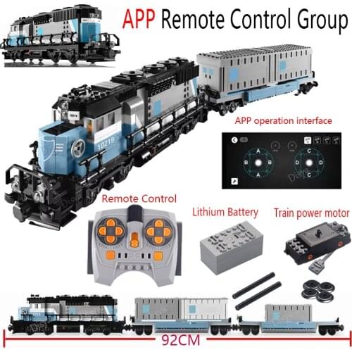 New 91006 1234Pcs Expert Ultimate Series Train Building Blocks APP RC train power pack train track Toys For Children Gift